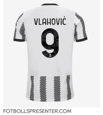 Juventus Dusan Vlahovic #9 Hemma Matchtröja 2022-23 Kortärmad